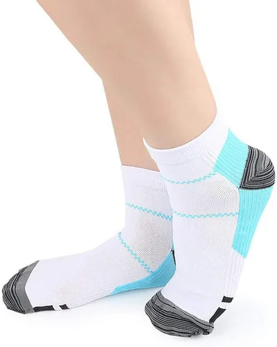 Vista 3 de Compression Socks Breathable For Men & Women Circulation - Best Support For Running Nurses Recovery Cycling Flight Athletic