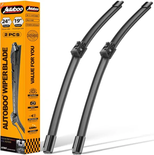 Vista 28 de AUTOBOO Limpiaparabrisas de repuesto de 13 + 13 pulgadas para limpiaparabrisas delantero Jeep Wrangler TJ 1997 1998 1999 2000 2001 2002 2003 2004