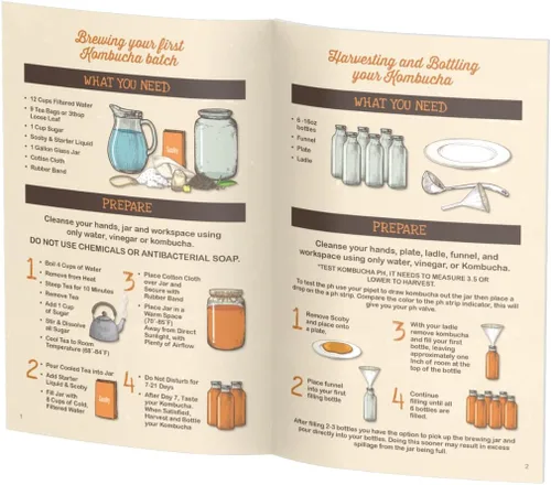 Vista 3 de Guía de elaboración de cerveza de Kombucha Cómo preparar, cosechar, botellar, reiniciar y dar sabor