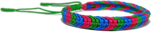 Vista 7 de LAMIBEE Pulsera tibetana con diseño de pansexualidad bisexual LGBT Proud Love Brazaletes de cuerda de amuleto y bohemio para mujeres y hombres