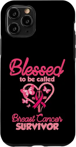 Vista 29 de Blessed Breast Cancer Survivor Awareness Christian Women Case for iPhone 17
