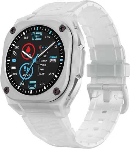 Vista 10 de Easfone B3 Sport Smart Watch, reloj de fitness AMOLED de 1.28 pulgadas con frecuencia cardíaca/sueño/impermeabilidad IP68/más de 120 modos Verde