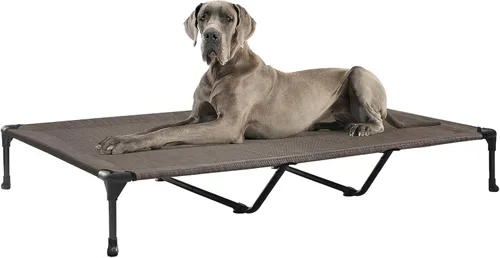 Vista 10 de Veehoo Cama elevada para perros medianos, para exteriores, cama elevada y refrescante para perros, cama para mascotas con malla transpirable, patas