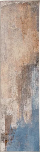 Vista 47 de Linon The Anywhere - Alfombra lavable Wesley marfil/amarillo, 5 x 7 pies Wesley Marfil y Amarillo