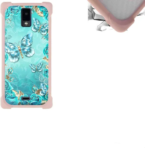 Vista 36 de jioeuinly Funda compatible con ZTE Blade X1 5G Phone Case PC Backplane + cubierta de silicona suave marco XSH