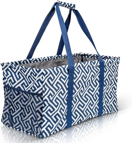 Vista 32 de Bolsa de utilidad extra grande de Lucazzi - Bolsa de playa grande plegable sobredimensionada, excelente para la piscina con marco resistente