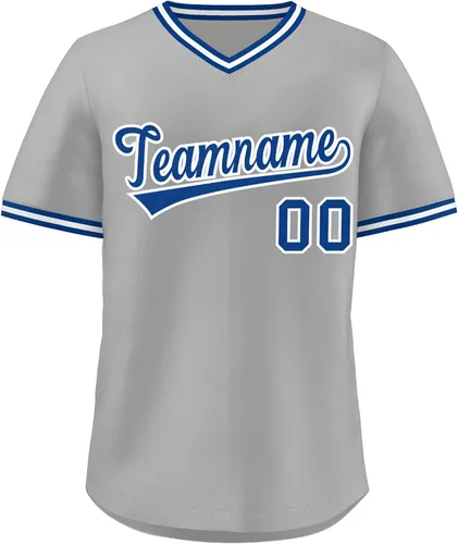 Vista 33 de KXK - Camiseta de béisbol personalizada con nombre y número cosidos, estilo Hip Hop, con cuello en V, atlética, para hombres, mujeres y jóvenes