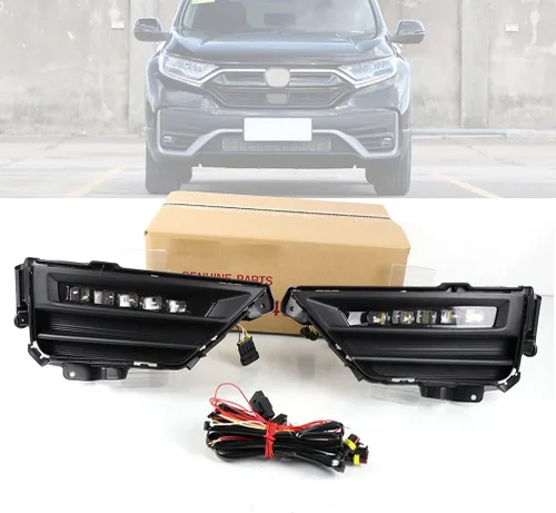 Vista 9 de Luz LED para parrilla delantera, señal de giro ámbar para Honda CRV 2017-2019