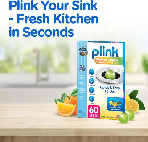 Vista 7 de Compac Home Plink - Limpiador y desodorante para eliminación de basura, paquete de 60 unidades, aromas surtidos