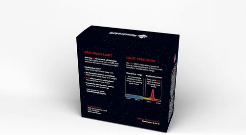 Vista 8 de Spectra479 - Luz nocturna LED roja tenue para dormitorios y baños [paquete de 2] - BioRhythm Safe - (círculo) Caja fuerte BioRhythm
