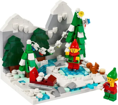 Vista 3 de LEGO: Escena de los elfos de invierno (40564, 372 piezas)