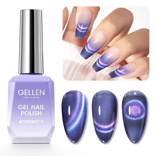 Vista 20 de GELLEN Base y capa superior de gel, juego de 2 esmaltes de uñas de gel Juego de capa superior y base de 0.4 fl oz