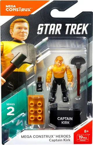 Vista 4 de Mega Construx Heroes Captain Kirk - Juego de construcción