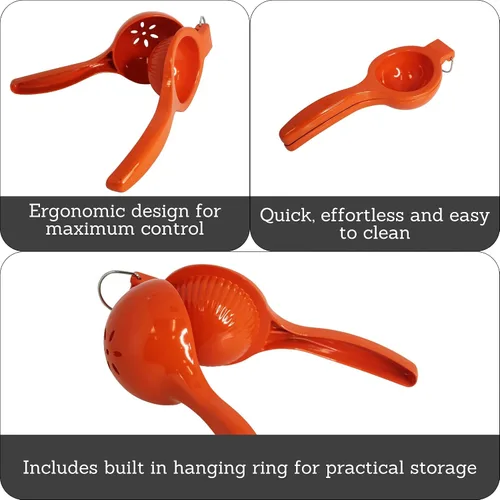 Vista 2 de IMUSA Exprimidor de naranja y cítricos, naranja