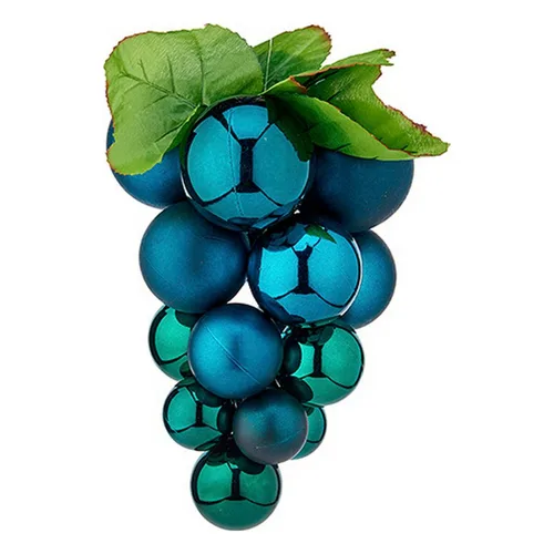 Vista 2 de Bola de Navidad Krist+ 01862 Azul Plástico Uvas