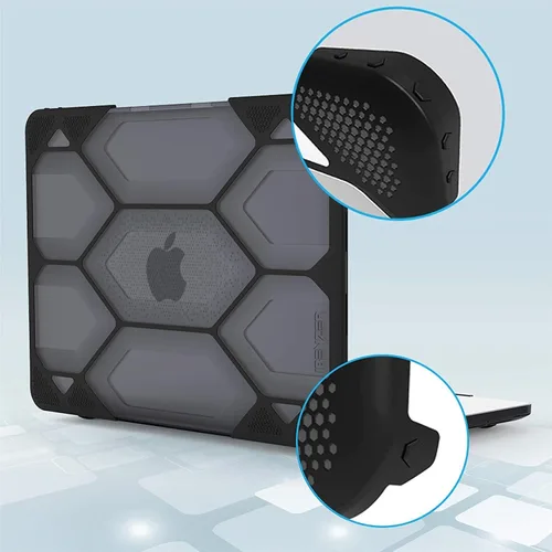 Vista 3 de IBENZER Compatible con MacBook Pro de 13 pulgadas 2015 2014 2013 2012 A1502 A1425, funda protectora resistente para Apple Mac Pro Retina 13
