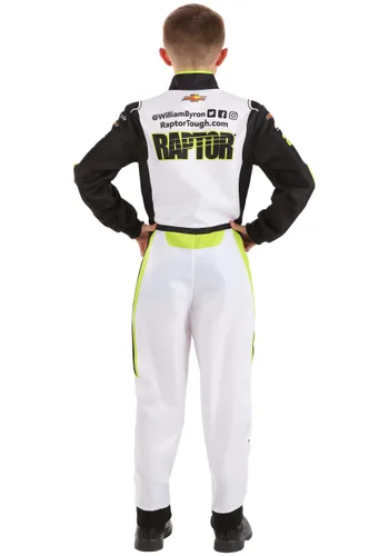 Vista 2 de Disfraz de Uniforme NASCAR William Byron Raptor para Niños Multicolor
