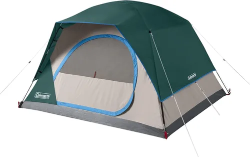 Vista 13 de Coleman Skydome Camping Tent with 5 Minute Setup, 2/4/6/8 Person Weatherproof Tent with Rainfly & Carry Bag, 20% More Headroom Than Traditional
