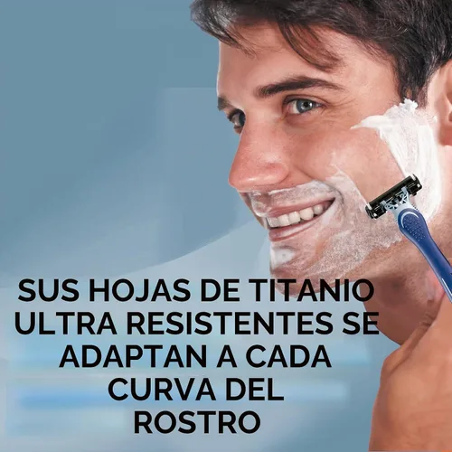 Vista 8 de BiC Flex 3 - Afeitadora desechable para hombre (4 unidades), paquete de de 3