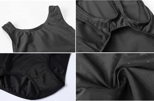 Vista 4 de JE Sterguard Traje de baño para niñas, traje de baño de una pieza, trajes de baño para 4-16