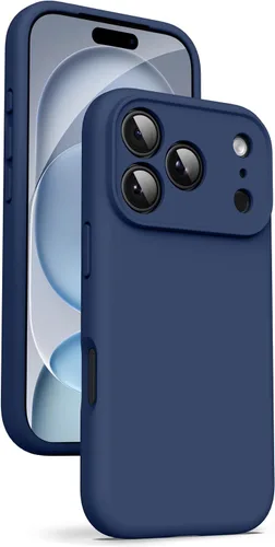 Vista 43 de Supdeal Funda de silicona líquida para iPhone Air - [Protección total para la cámara] [Forro de microfibra suave antiarañazos] Funda de teléfono