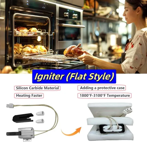 Vista 2 de Actualización MEE61841403 MEE61841401 Encendedor de horno de gas MEE63084901 Se adapta a reemplazo del encendedor de horno LG