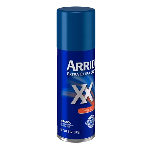 Vista 8 de Arrid XX Extra Extra Dry desodorante antitranspirante en aerosol, Regular 4 onzas.