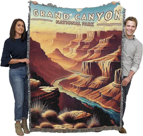 Vista 23 de Pure Country Weavers Manta del Parque Nacional Acadia, manta de tapiz de algodón para regalo, fabricada en los Estados Unidos, 72 x 54 pulgadas