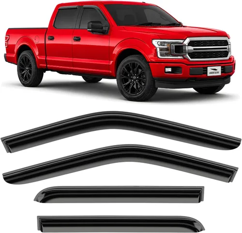Vista 54 de Voron Glass in-Channel Rain Guards for Chevy Equinox 2018-2024 Para Equinox 18-24
