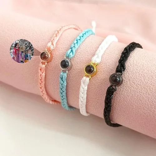 Vista 2 de gors Pulseras de fotos personalizadas, pulseras de proyección de imagen personalizadas, pulseras de proyección de fotos, pulseras de proyección