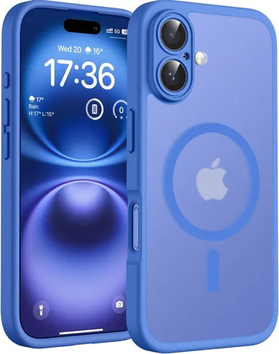Vista 250 de TOCOL Funda para iPhone 11, compatible con Magsafe, protección completa de cámara, imanes integrados, protección contra caídas, funda translúcida