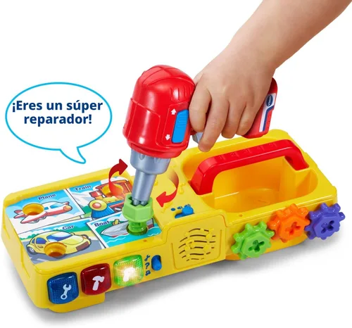 Vista 9 de VTech Caja de herramientas para taladrar y aprender