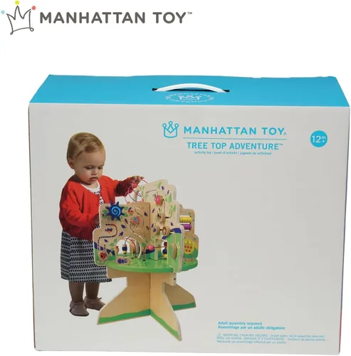 Vista 8 de Manhatan Toy, Libro de cuentos niño de madera/Centro de actividades de aventura, Multicolor