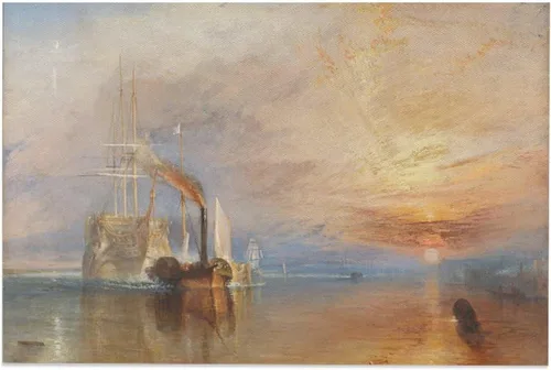 Vista 13 de LEES TOSS J.M.W. Turner Modern Rome - Póster de lienzo de Campo Vaccino para decoración de dormitorio, paisaje deportivo, oficina, habitación