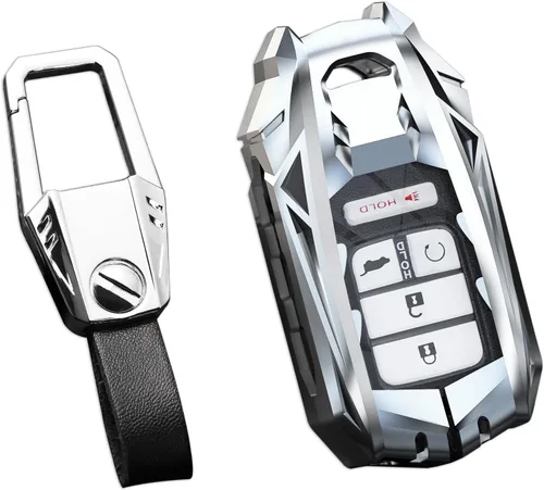 Vista 38 de Funda para Llavero Audi, Llavero, Protección de Aleación de Zinc Funda para Llave de Automóvil para A3 A4 A5 A6 Q7 Q5 TTS SQ5 R8 RS4 RS5 S5