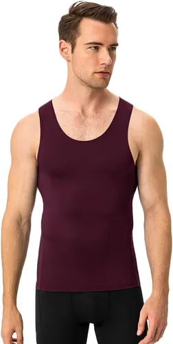 Vista 3 de Paquete de 13 camisetas sin mangas de compresión para hombres, culturismo, gimnasio, atlética, ajustadas, camisetas de entrenamiento