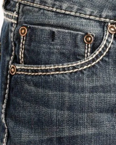 Vista 5 de Rock & Roll Denim Jeans rectos de corte recto de ajuste relajado #M0S8553