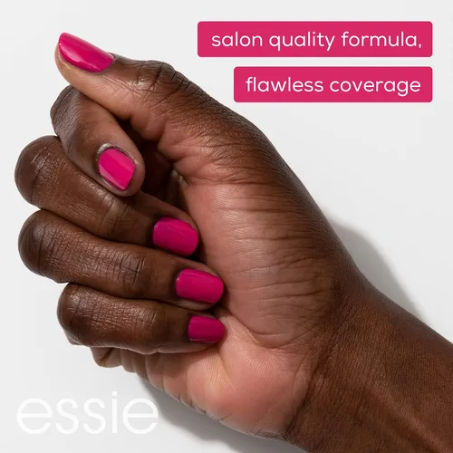 Vista 3 de Essie - Esmalte de uñas, edición limitada, colección San Valentín 2022, esmalte de uñas blanco con acabado brillante, fórmula vegana libre de 8
