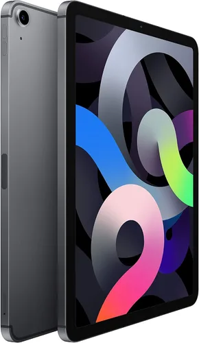 Vista 3 de Apple iPad Air (10.9 pulgadas, Wi-Fi + Cellular, 256GB) - Gris espacial (último modelo, 4.ª generación) (reacondicionado)