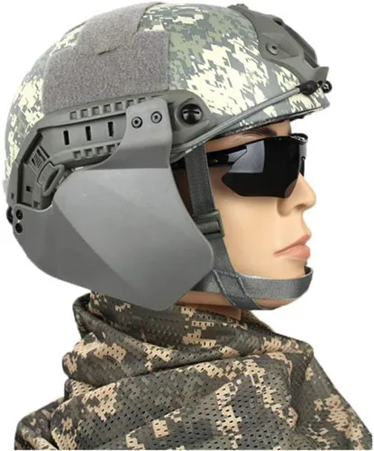 Vista 4 de Tactica Paintball Airsoft Up-Armor Cubierta lateral Protección de oídos para casco de acción rápido/IBH