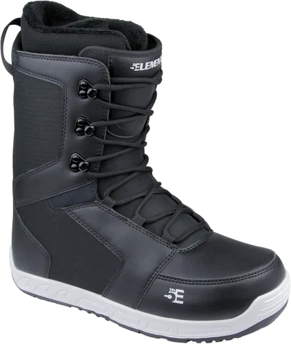Vista 15 de 5th Element ST - Botas de snowboard con cordones y dial para hombre - Negro, compatibles con fijaciones de snowboard con correas - Forros ATOP Negro