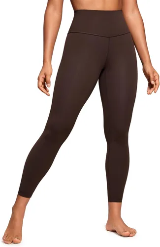 Vista 67 de CRZ YOGA Leggings de entrenamiento para mujer con sensación de desnudez cepillada de 25 pulgadas, pantalones de yoga de compresión de cintura alta