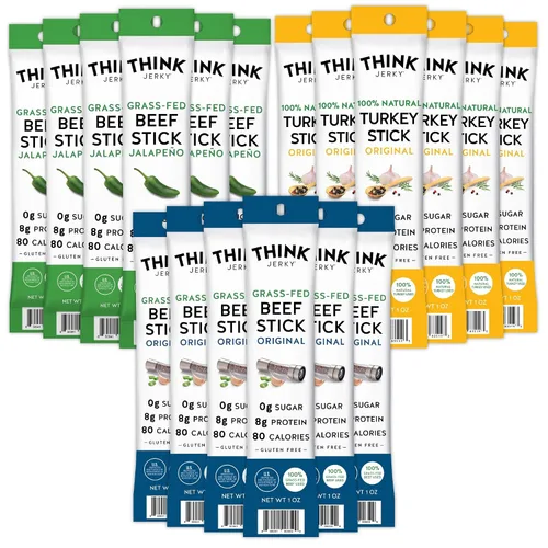 Vista 21 de Think Jerky x Pat's King of Steaks - Palitos oficiales de carne de res con sabor a cheesesteak, edición limitada, bocadillos de carne de res