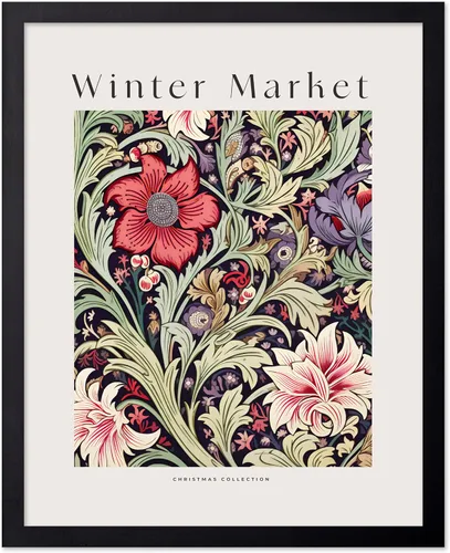 Vista 82 de Poster Master A Holly Jolly - Póster navideño, arte de invierno, diseño de pared moderno, regalo para hombres y mujeres, gran decoración para sala