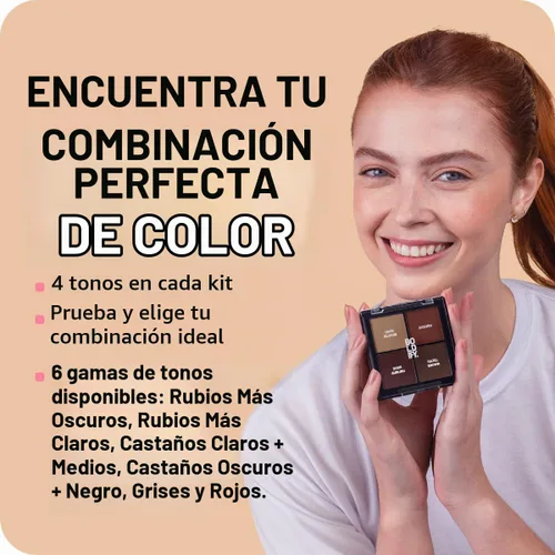 Vista 2 de BOLDIFY - Kit de muestra de polvo de línea capilar color marrón oscuro + negro