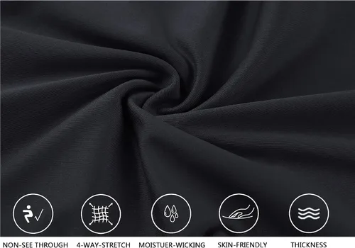 Vista 7 de CADMUS Paquete de 3 pantalones cortos de entrenamiento de cintura alta para mujer de 8 pulgadas, pantalones cortos de yoga con dos bolsillos