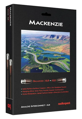 Vista 2 de AudioQuest Mackenzie - Cables XLR a XLR de 1.64 pies (1.6 ft), paquete de 2