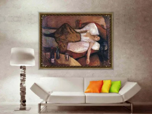 Vista 4 de SYSMYXGS Pintura por números para adultos principiantes kits de pintura acrílica con pinceles, pigmento, lienzo al óleo, manualidades