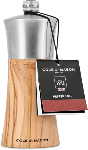 Vista 11 de Cole & Mason Bromley Molinillo de Pimienta, 6" - Molinillo de Pimienta con Mecanismo de Molienda Ultra Afilado - Agitador de Pimienta que Realza