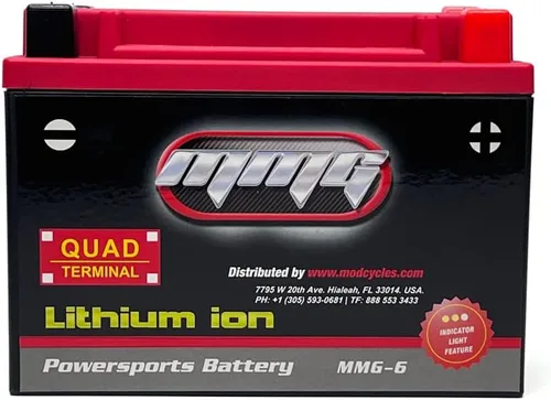 Vista 13 de Batería sellada de iones de litio MMG Powersport 12V 120CCA, reemplazo para YTX4L-BS YTX5L-BS YTZ5S para motocicletas, scooters, ATV, UTV